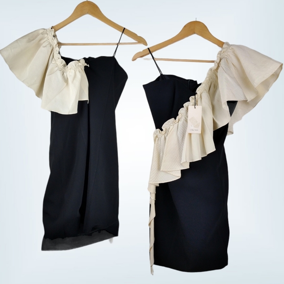 NWT Cinq a Sept Adrie Ruffle Mini Dress - Picture 4 of 6